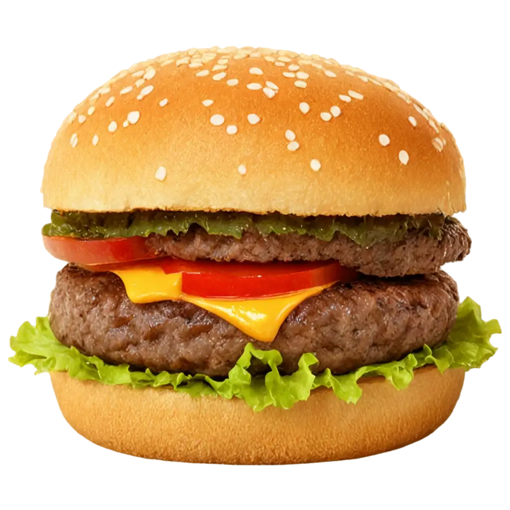 Juicy-Burger-PNG-Image-Perfect-for-Clear-HighQuality-Visuals