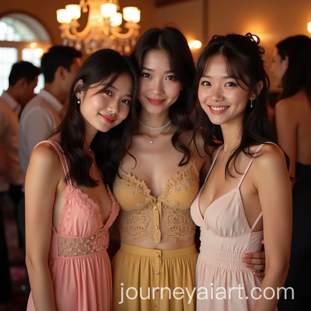Three-Beautiful-Asian-Girls-in-Bachelorette-Party-Outfits