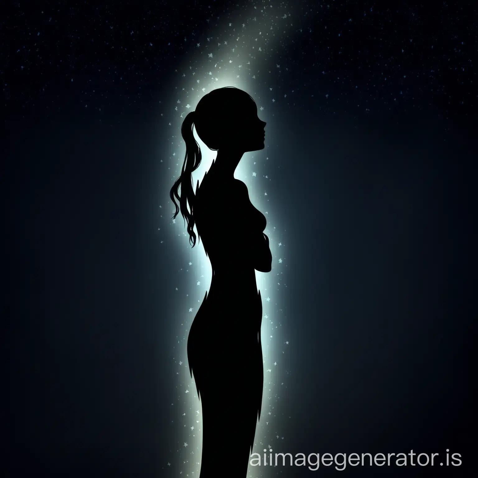 Woman-Embracing-a-Shadow-Silhouette-with-a-Dark-Sky-Transitioning-to-Luminous-Light