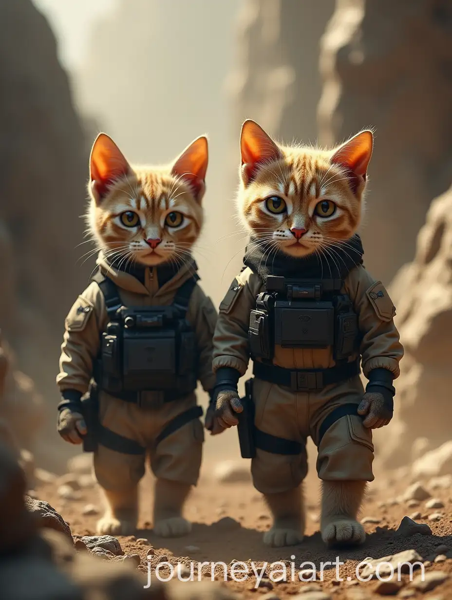 Determined-Humanoid-Cats-in-Tactical-Gear-in-a-Rocky-Landscape