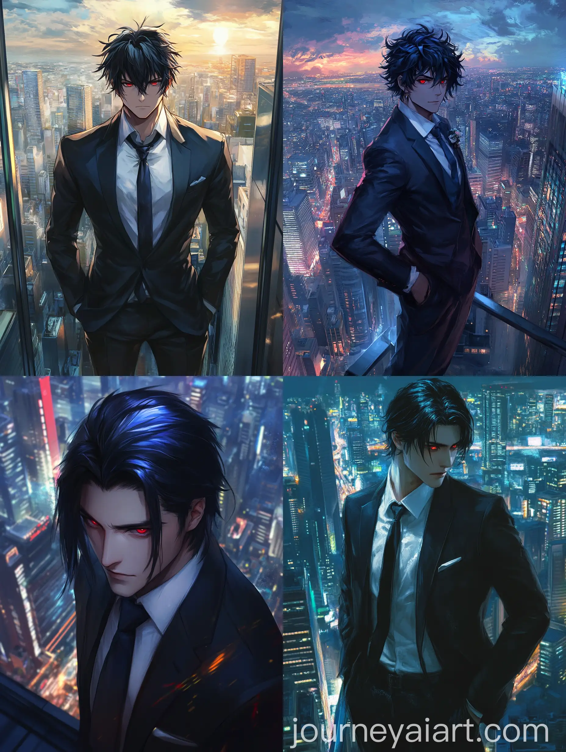 Stylish-Young-Man-in-Tokyo-Skyscraper-Scene