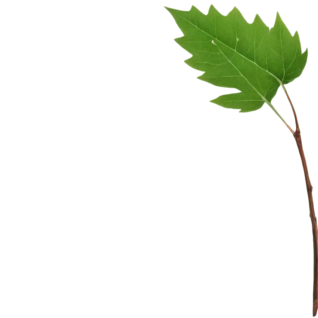 HighQuality-PNG-Image-of-Branch-with-Leaf-for-Versatile-Applications