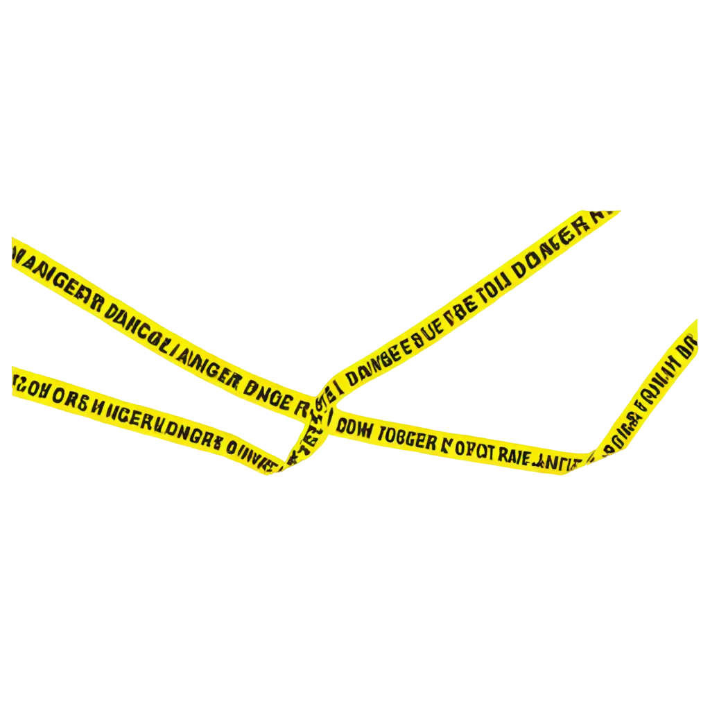 HighQuality-Danger-Yellow-Tape-PNG-Image-for-Clear-Hazardous-Area-Indicators