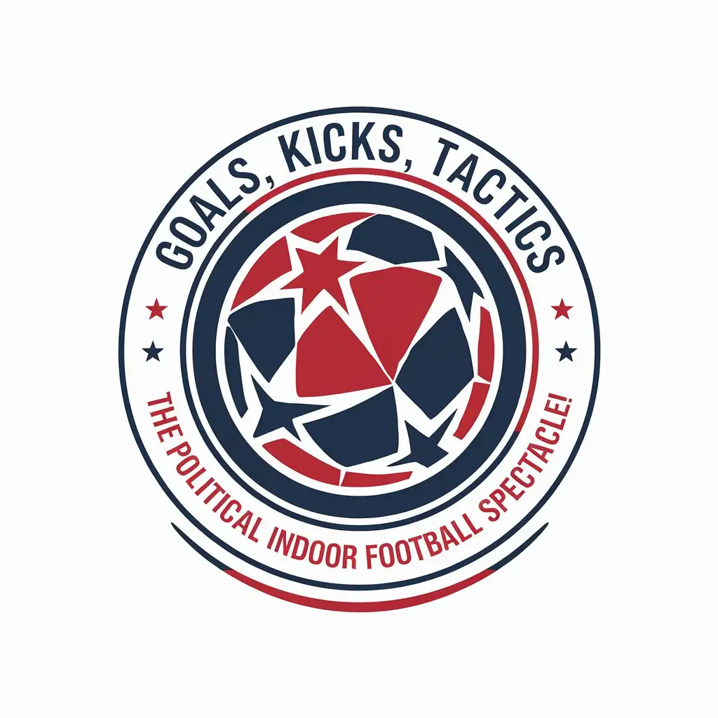 LOGO Design for Goals Kicks Tactics Political Football Theme with Sports Fitness Focus