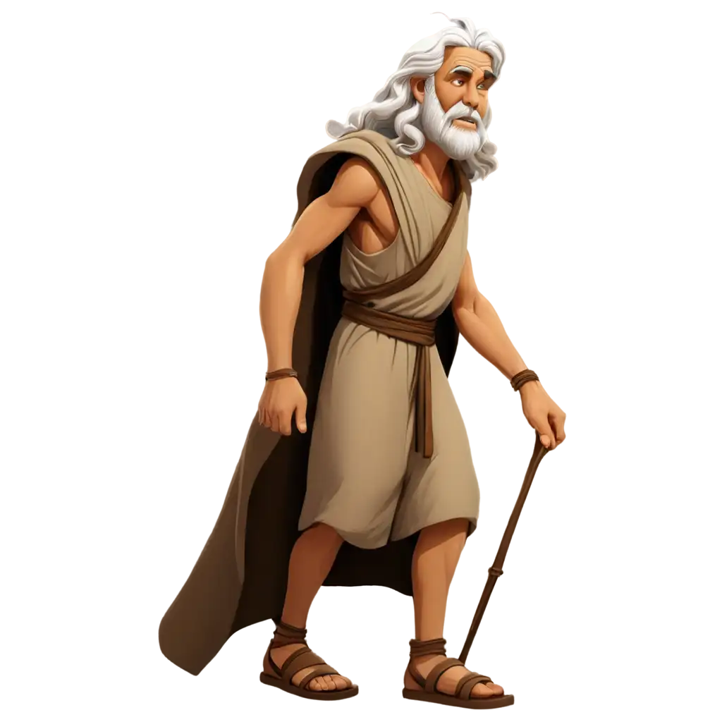 Moses-Walking-Cartoon-PNG-HighQuality-and-Versatile-Image-for-Digital-Use