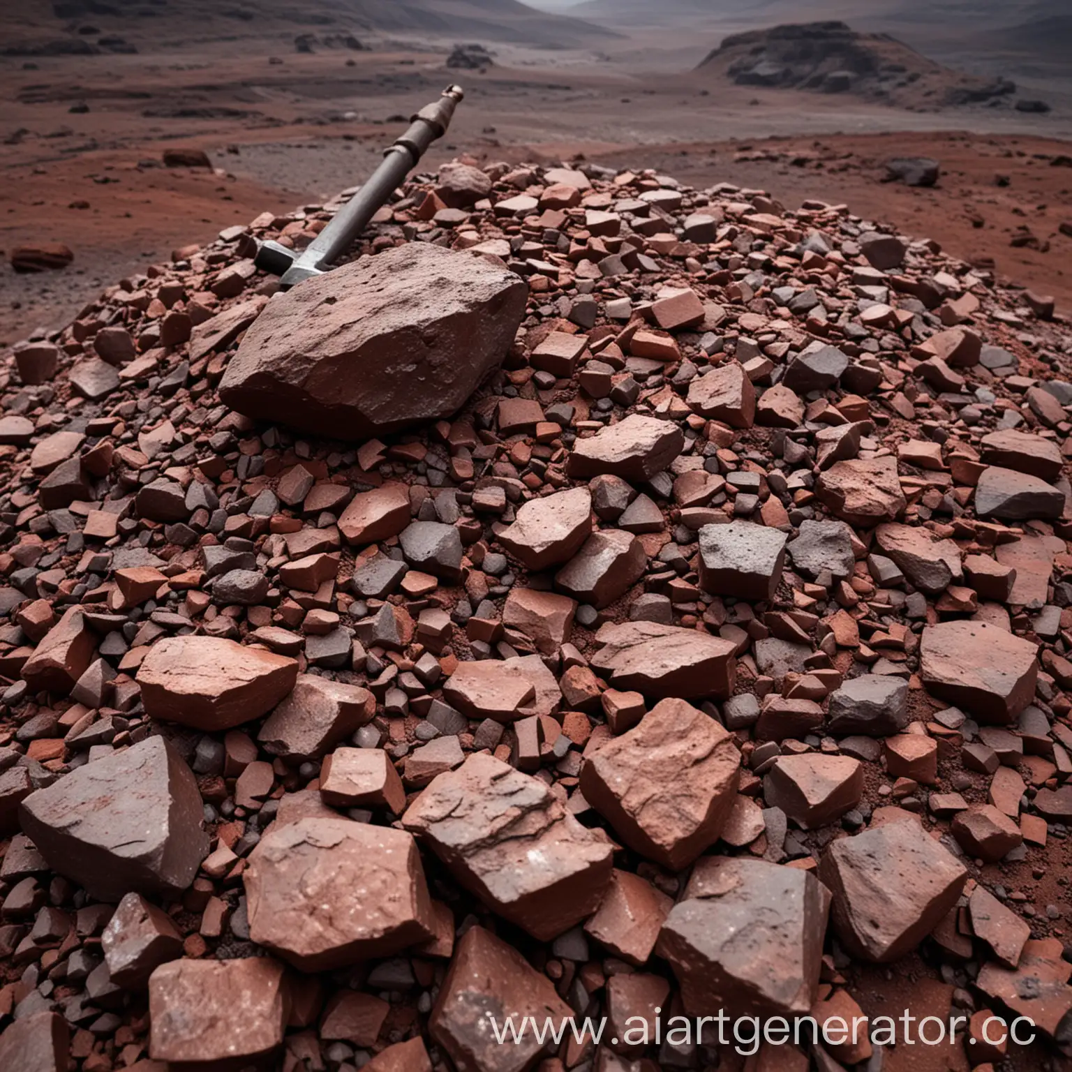 Unprocessed-Iron-Ore-Transformed-into-a-Sharp-Sword-and-Battle-Axe