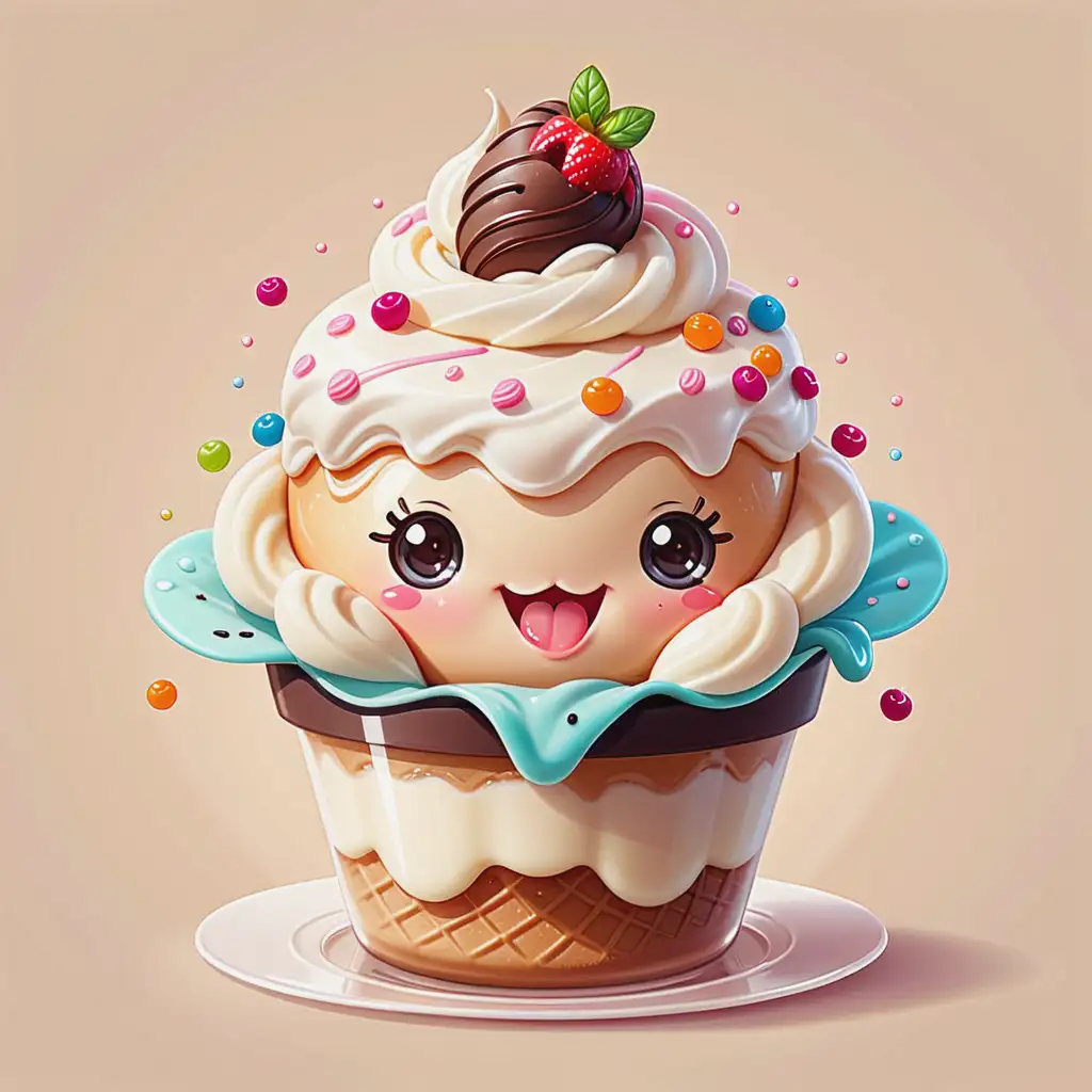 Cream Cute Sweet Treat Design Template
Cream Cute Sweet Treat kawaii cartoon