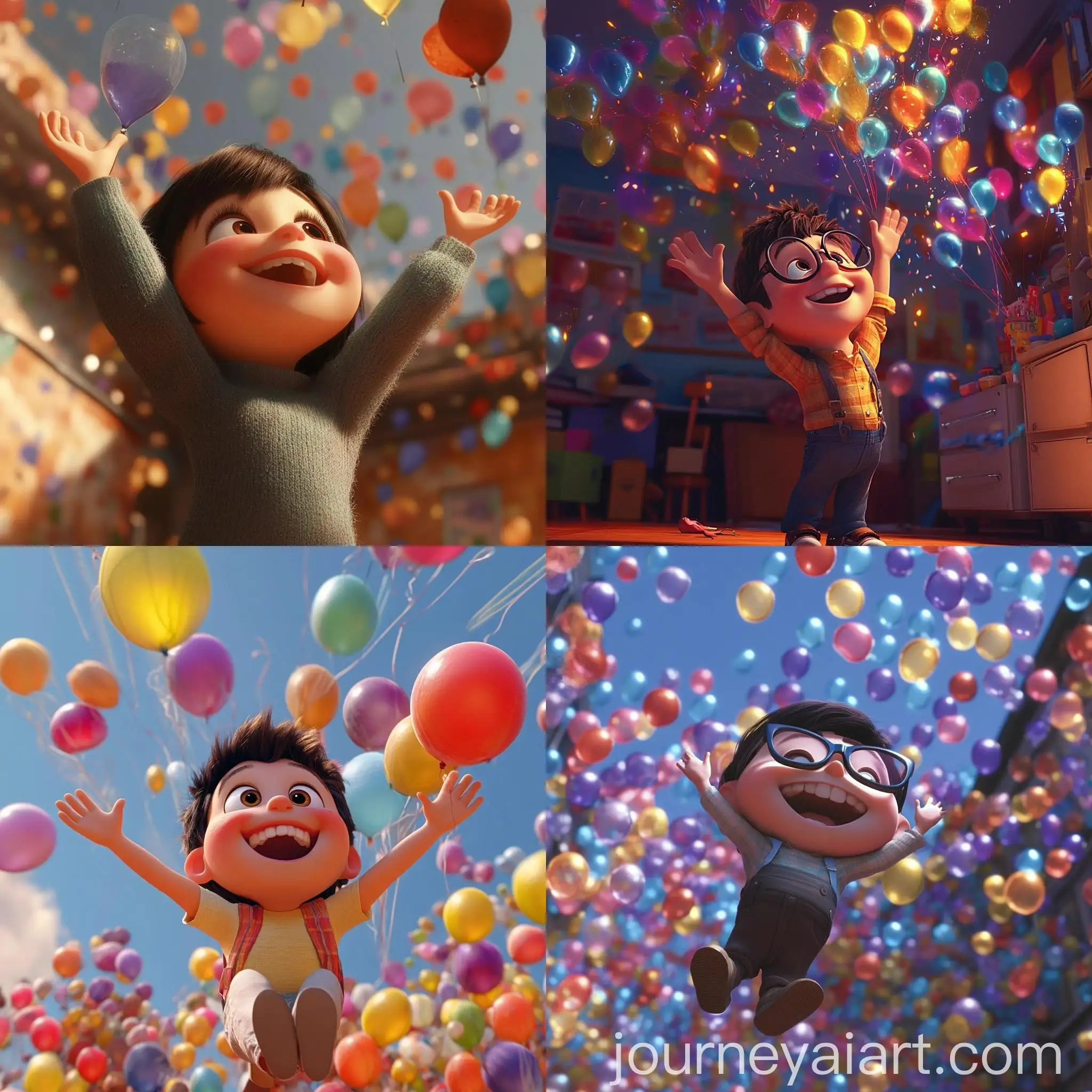 Animated-Pixar-Studio-Scene-with-Multiple-Happy-Instances