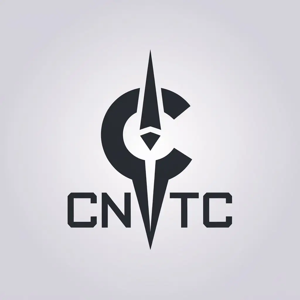 a vector logo design,with the text "CNTC", main symbol:cntc,Minimalistic,clear background