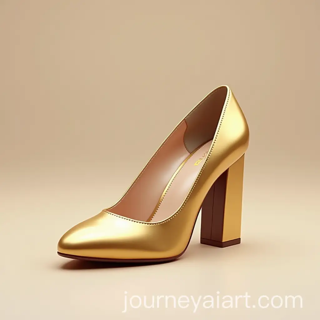 Golden-Block-Heeled-Lady-Shoe-by-AK-Shoes