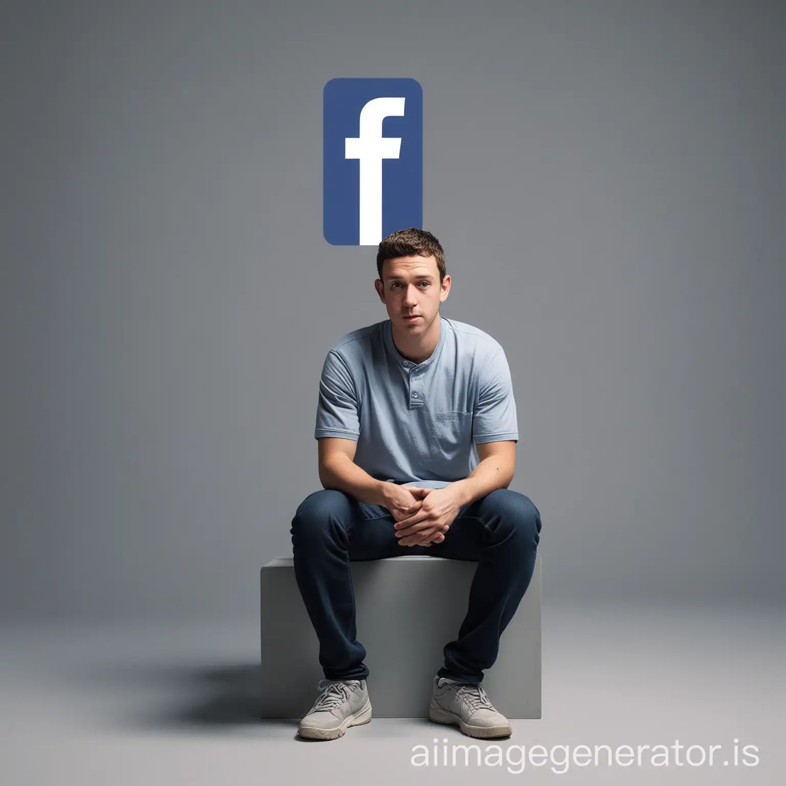 Man-Sitting-on-Facebook-Platform