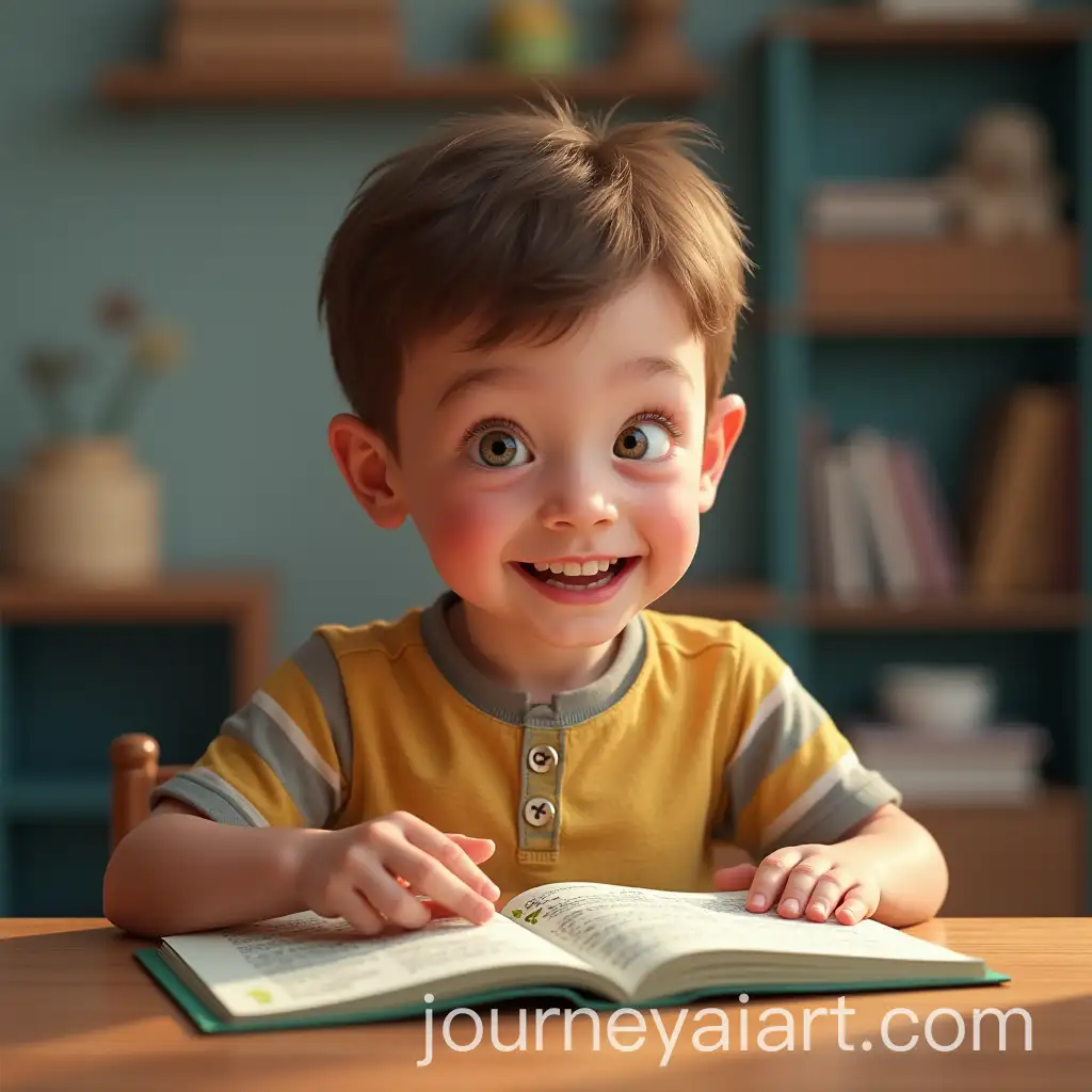 Joyful-Boy-Creating-a-Flip-Book-from-Imagination
