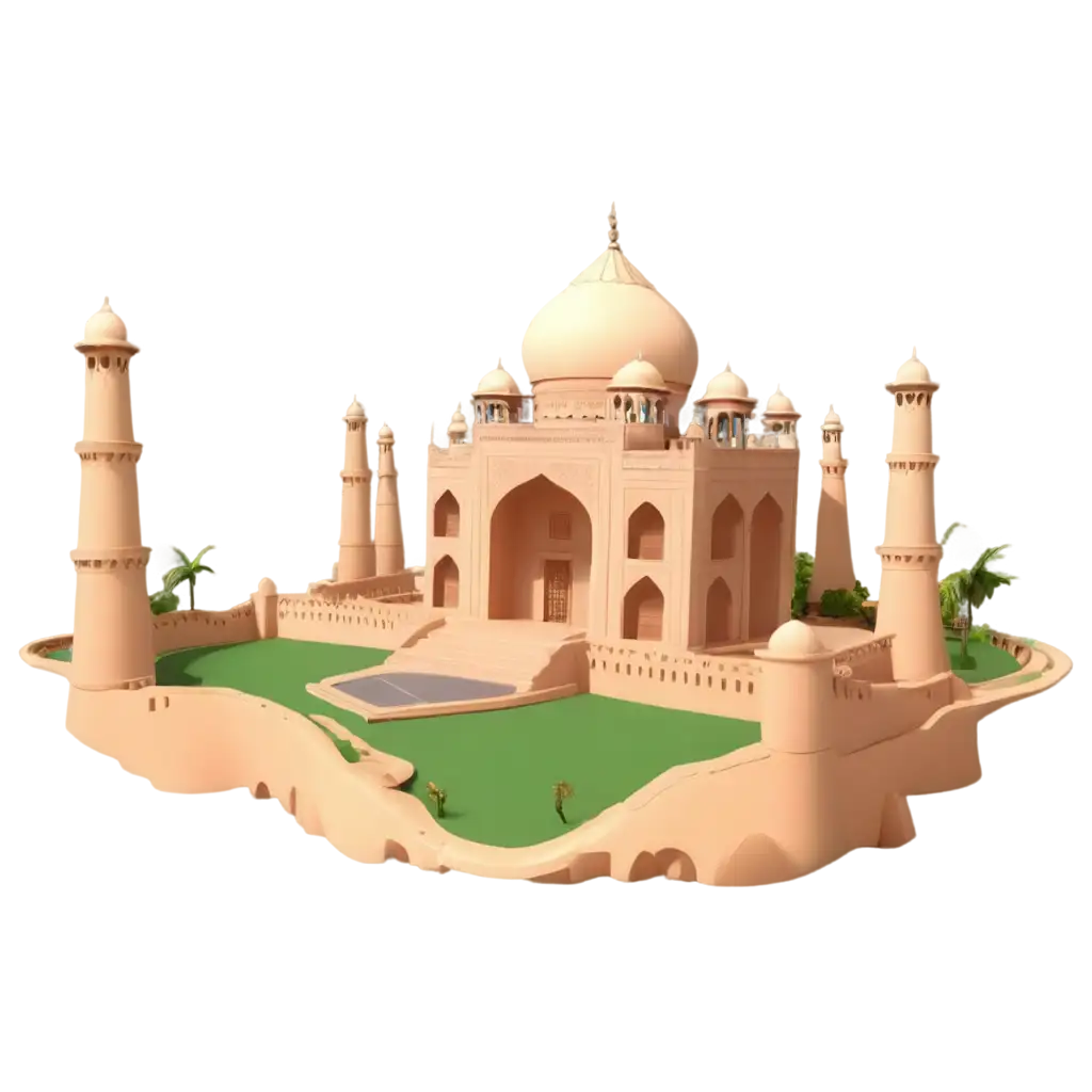 3D India map