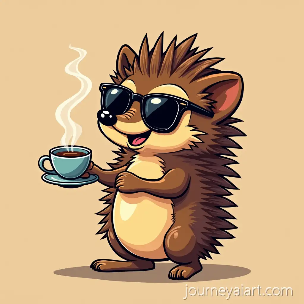 Cute-Cartoon-Italian-HedgeAI-Image-Prompt-Expansionhog-with-Espresso-Cup-and-Crypto-Token-Logo