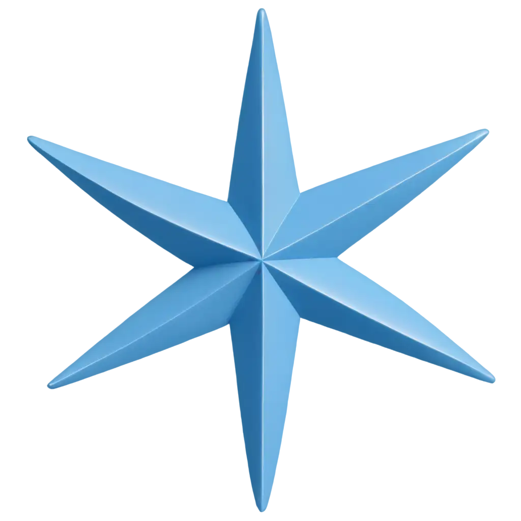 Blue-Star-3D-Logo-PNG-HighQuality-Transparent-Image-for-Versatile-Use