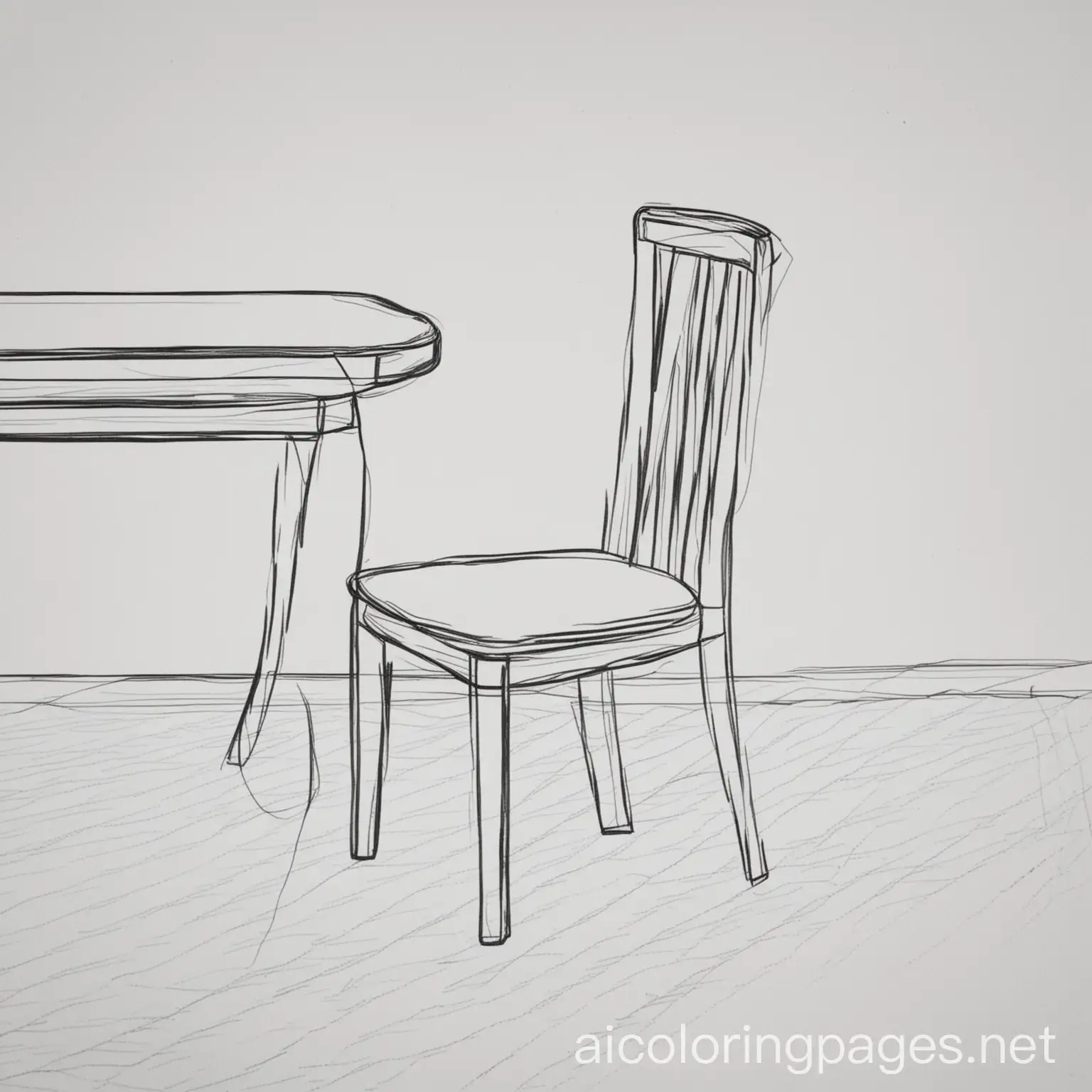 Lux-Dining-Chair-Coloring-Page-Black-and-White-Line-Art