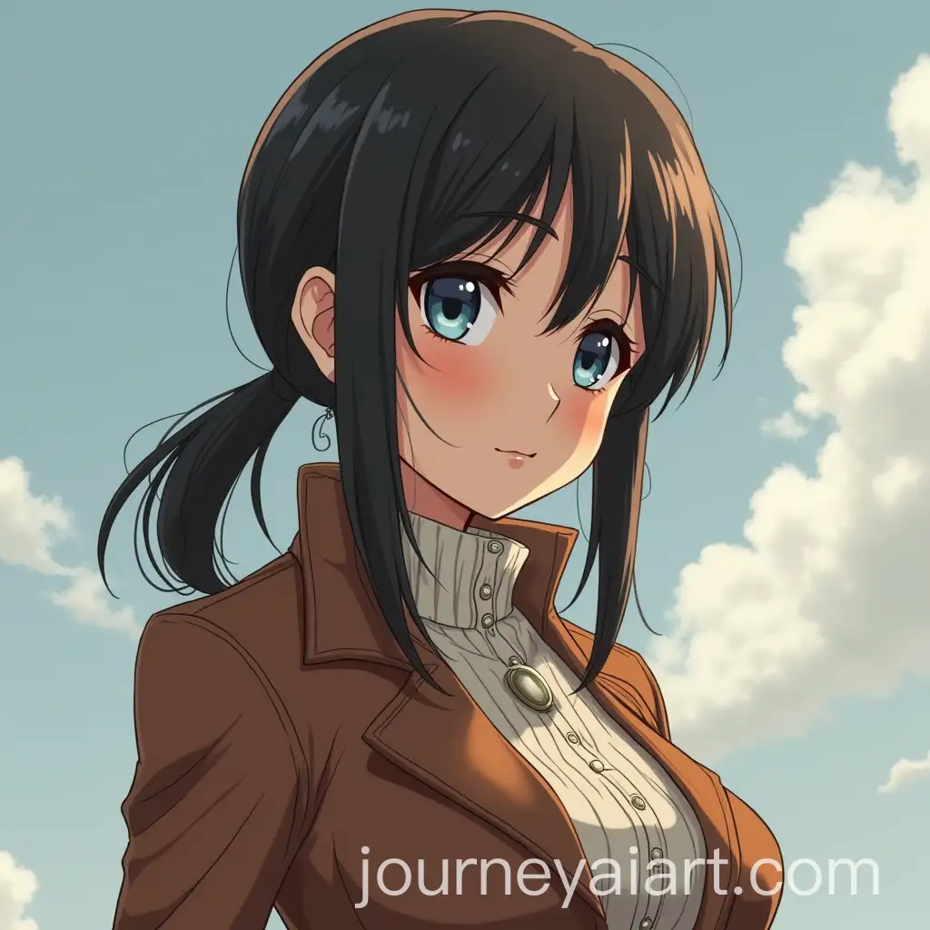 Female-Gojo-in-Attack-on-Titan-Anime-Style