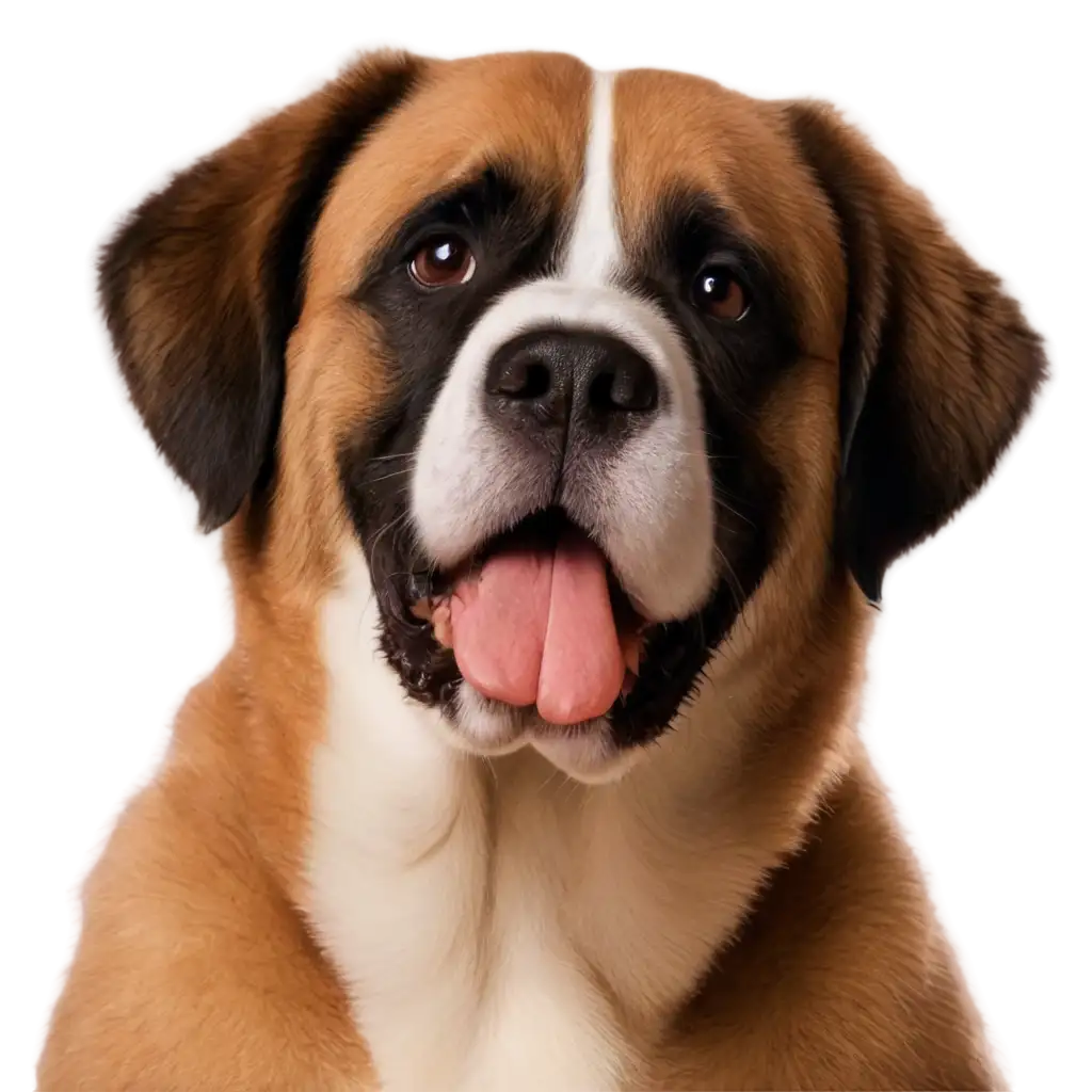 Saint-Bernard-Smiling-PNG-Image-Capturing-Joy-and-Warmth-in-High-Quality