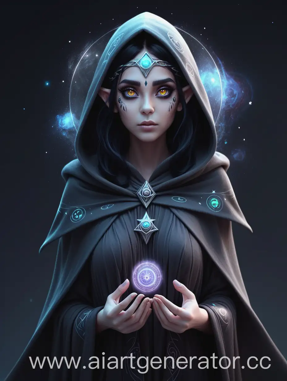 Cosmic-Elf-Girl-with-Transparent-Hands-and-Black-Eyes