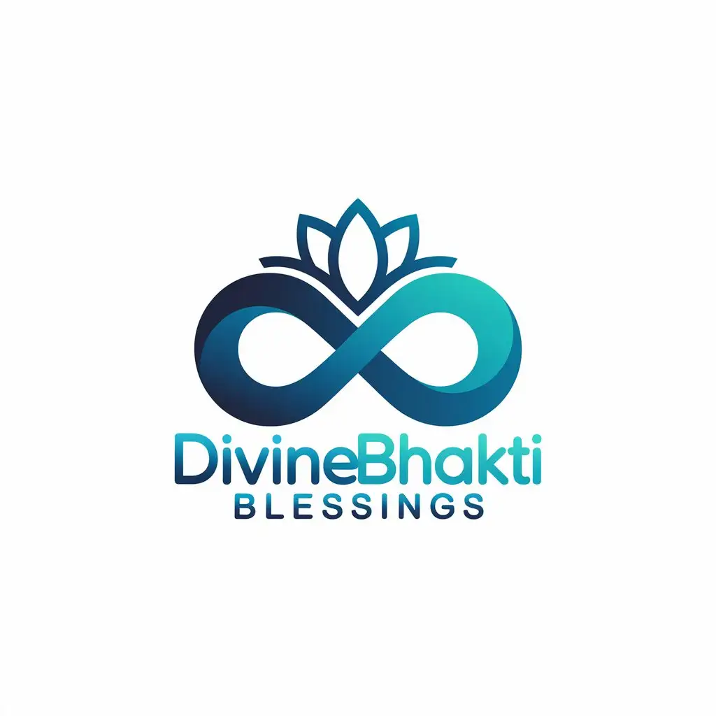 LOGO Design for Divine Bhakti Blessings Infinity Symbol with Religious Industry Focus