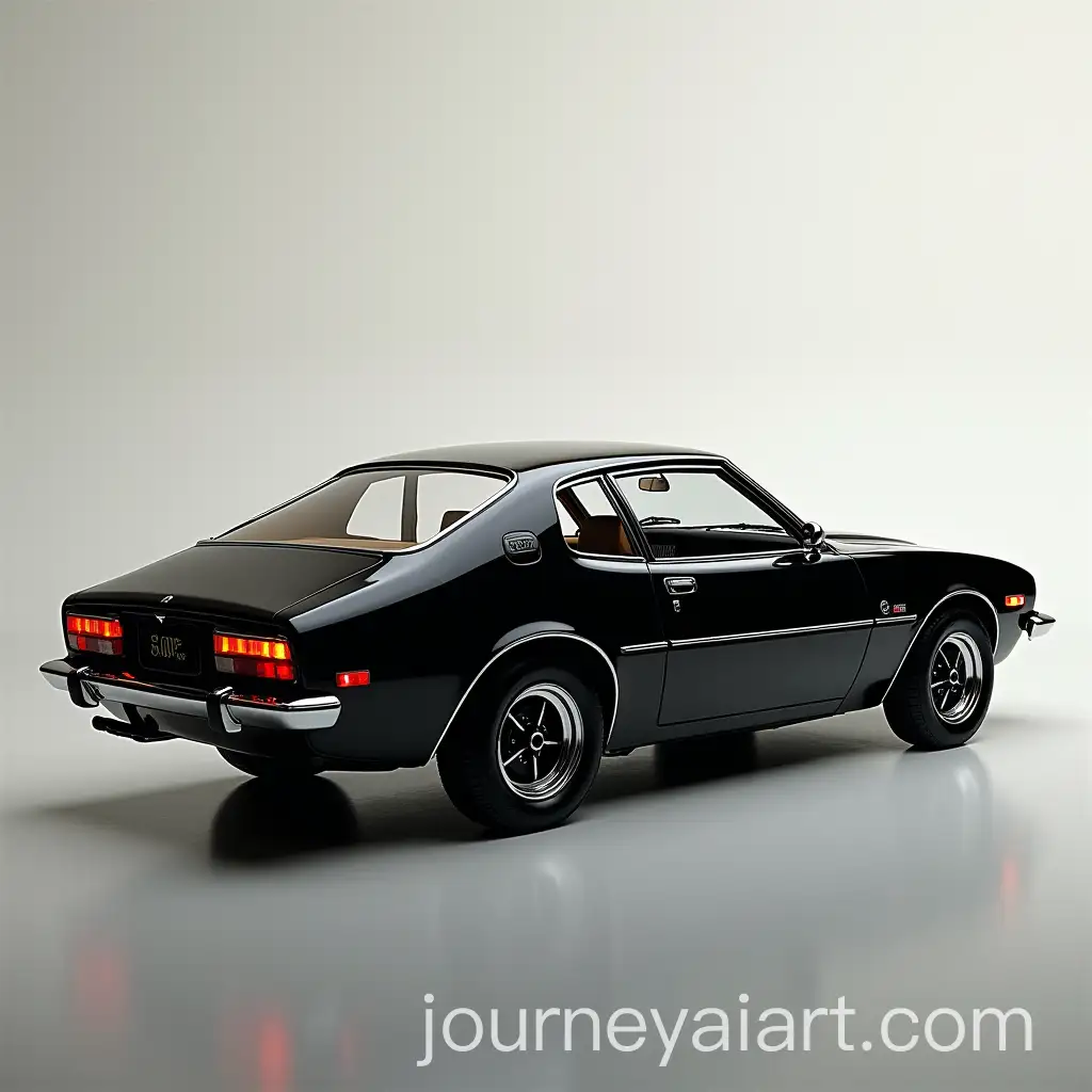 1974-Mitsubishi-GTO-Fastback-Coupe-Black-Rear-Side-View