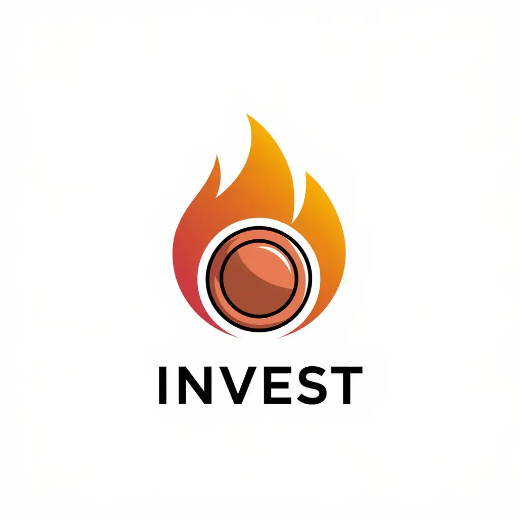 LOGO Design for Invest Gogo Fire Copper Bamboo Vector Logo Design