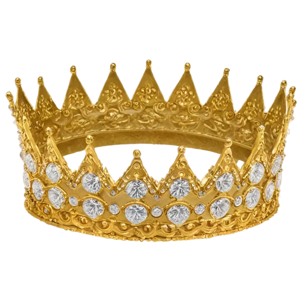 Gold-King-Crown-PNG-Full-of-Diamonds-Stunning-HighQuality-Image-for-Various-Applications