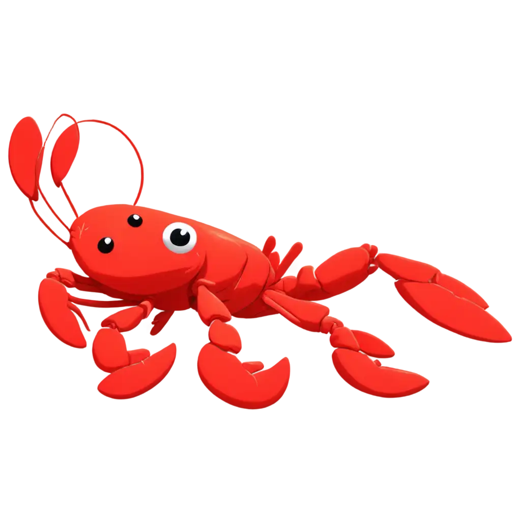 Mascot-Anime-Lobster-PNG-Image-Unique-Clear-Versatile-Artwork-for-Your-Projects