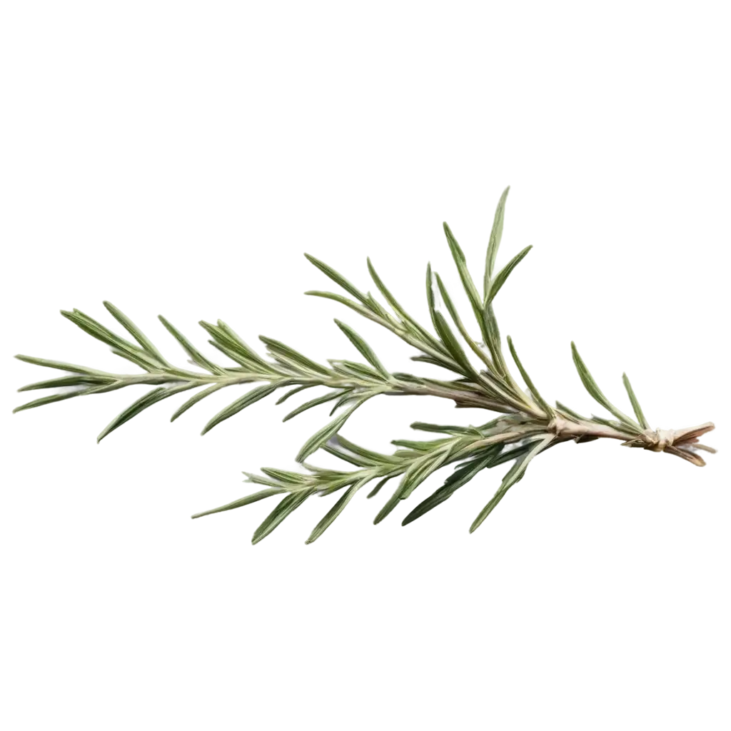 Rosemary-Branch-with-Inflorescences-PNG-HighQuality-Transparent-Image-for-Versatile-Usage