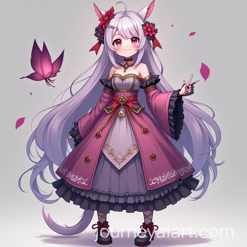 Majestic-Full-Body-Adoptable-Character-with-Unique-Design-and-OvertheTop-Outfit-in-Anime-Style