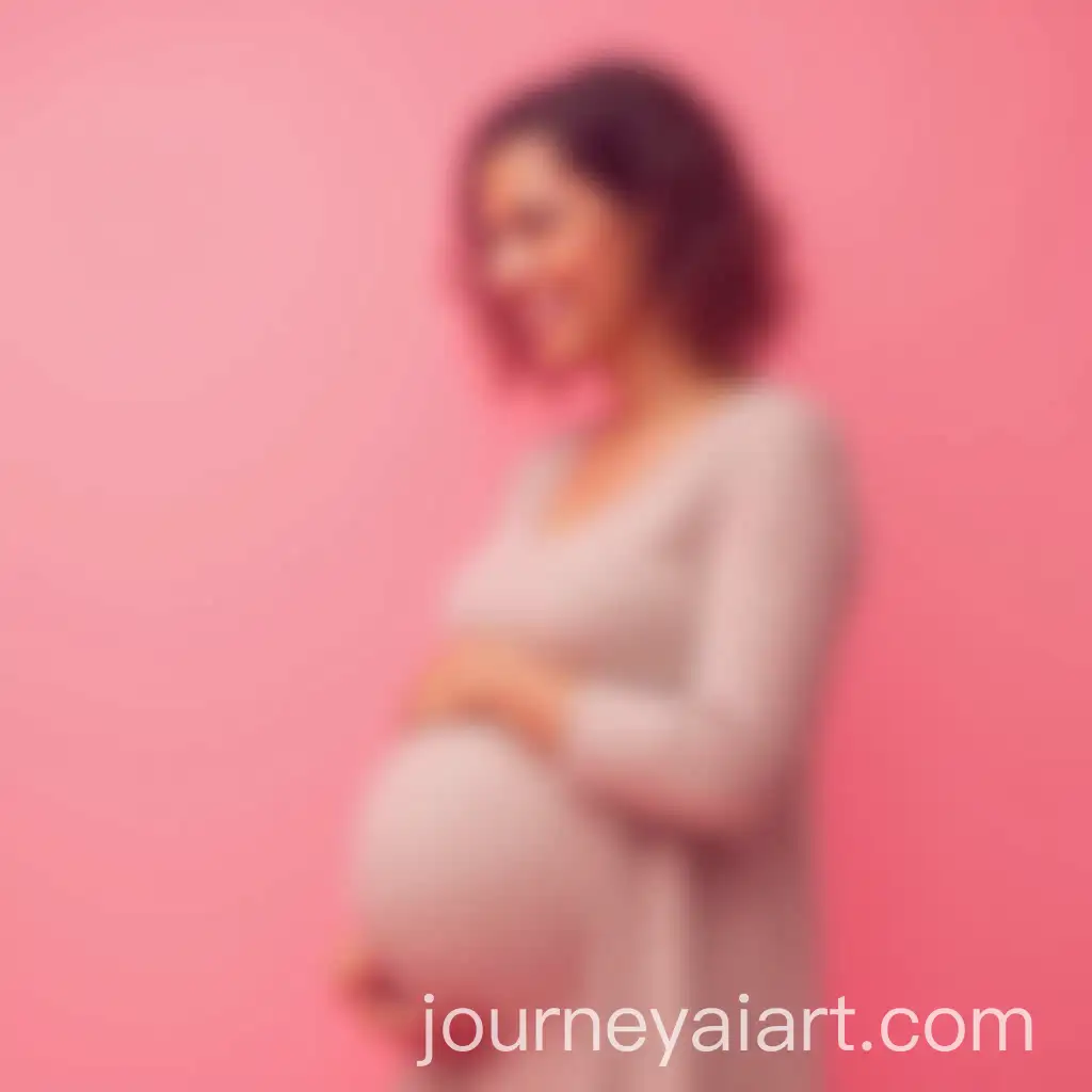 Pregnancy-Photo-Shoot-with-Pink-Background-for-Instagram