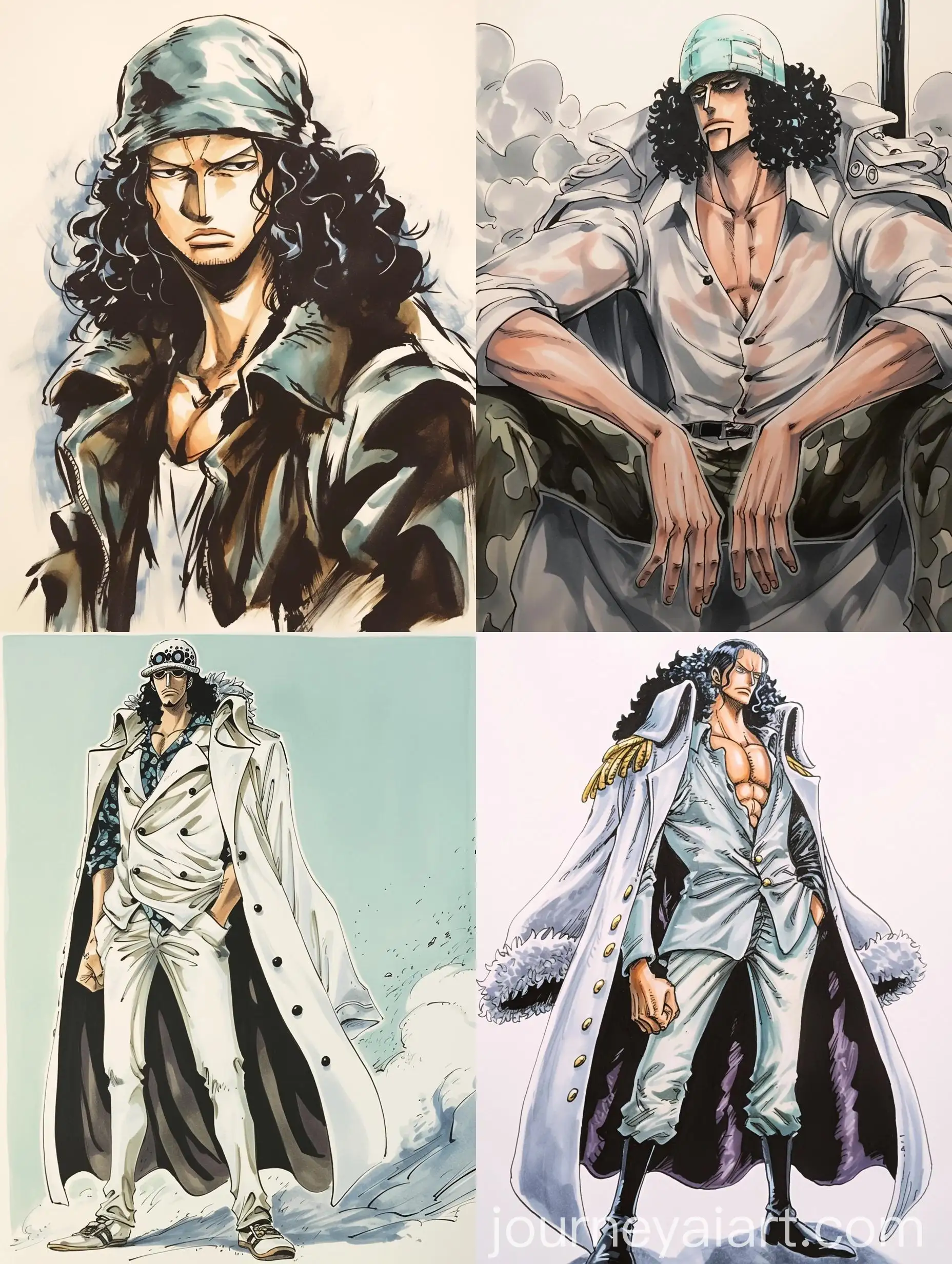 Fullbody-Portrait-of-Man-Aokiji-in-Manga-Style-from-One-Piece