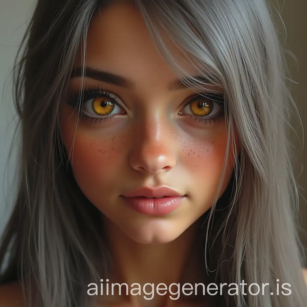 Angel-with-Yellow-Eyes-Long-Smooth-Hair-and-Tanned-Skin