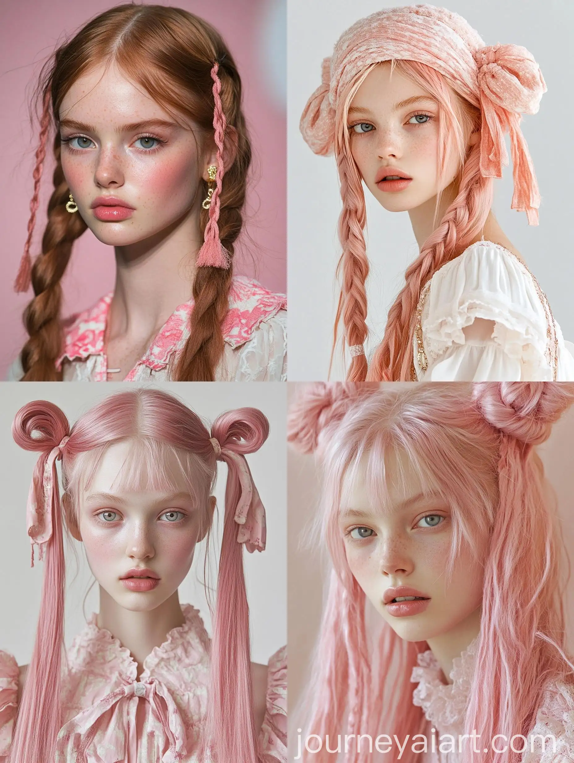 Vogue-Runway-Model-with-Long-Pigtails-in-Candycore-Style