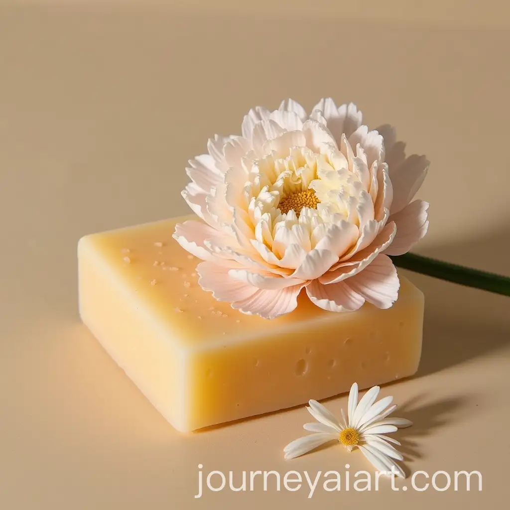 Soap-Bar-with-Carnation-Flower-Design