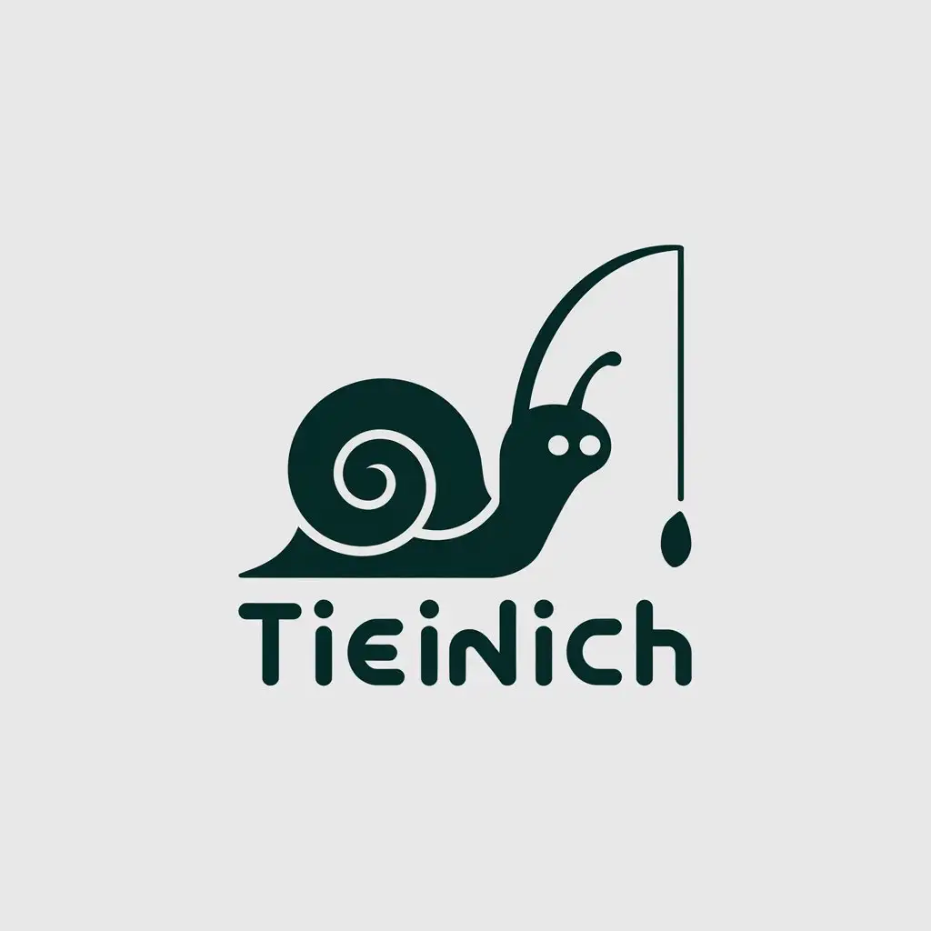 LOGO-Design-for-TienIch-Snail-Fishing-Symbol-with-Modern-Retail-Aesthetics