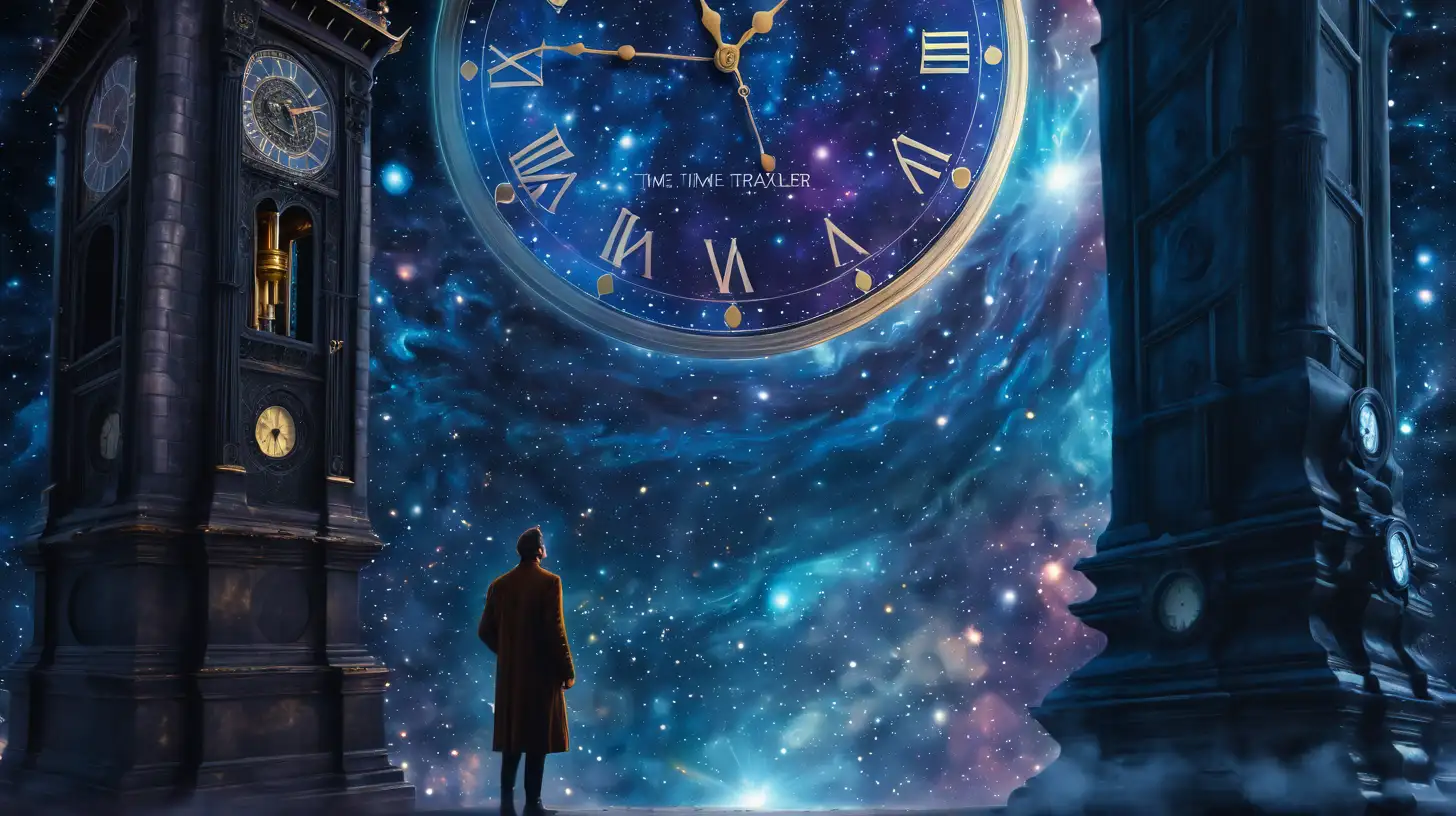 Realistic Time Traveler Exploring Mystic Galaxies and Ancient Clocks