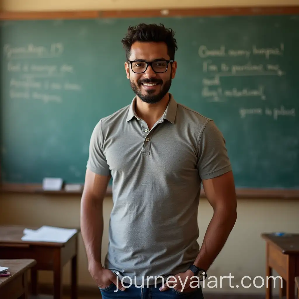 Confident-Bangladeshi-Teacher-in-Vibrant-Classroom-Setting