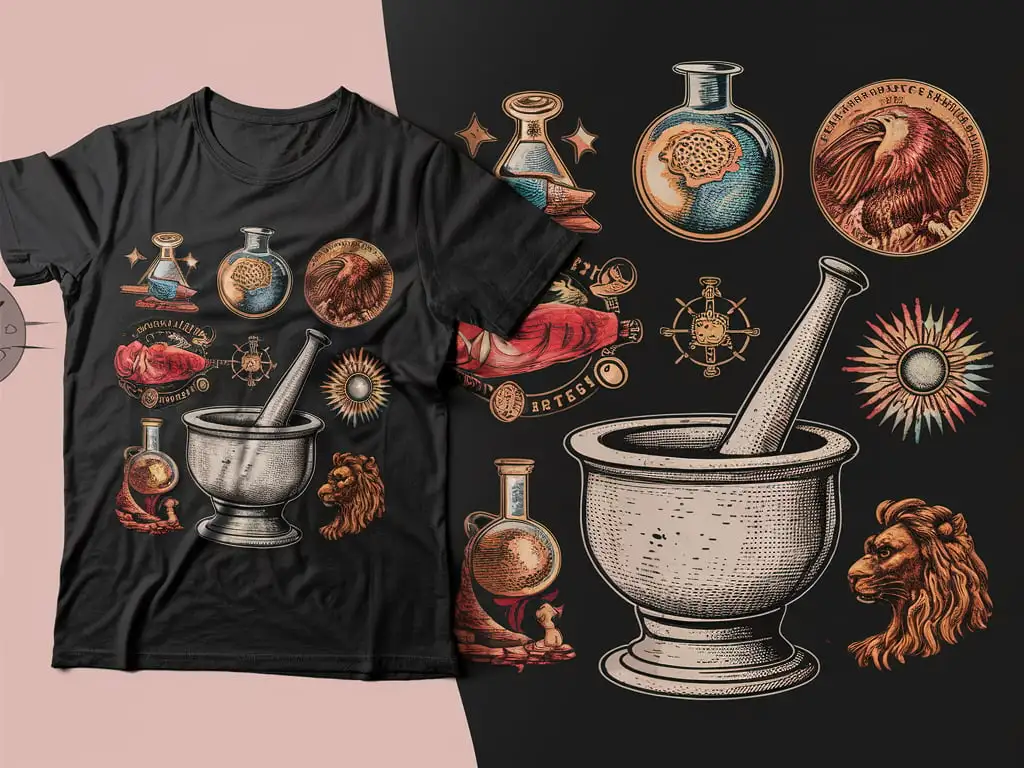 alchemist,symbols,t-shirts