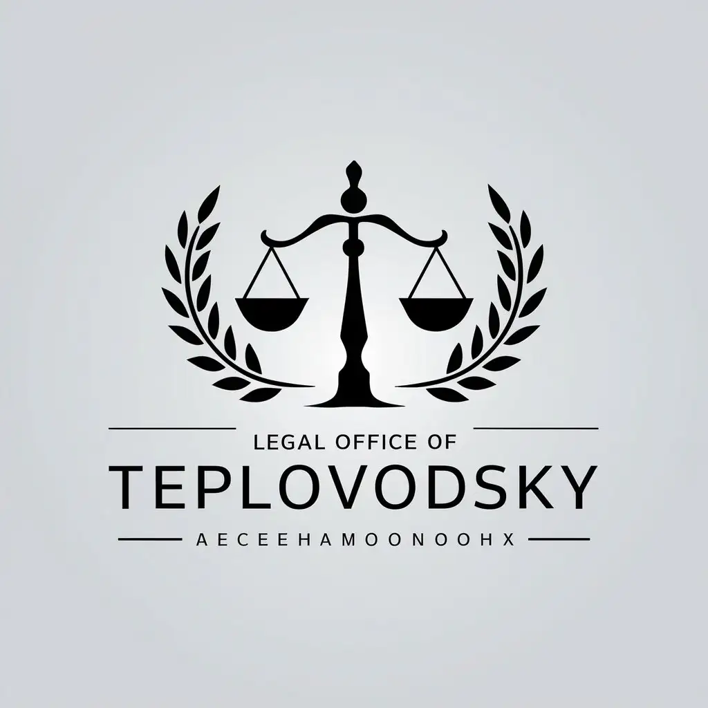 LOGO-Design-for-Legal-Office-of-Teplovodsky-Modern-Vector-Design-with-Teplovoz-Symbol