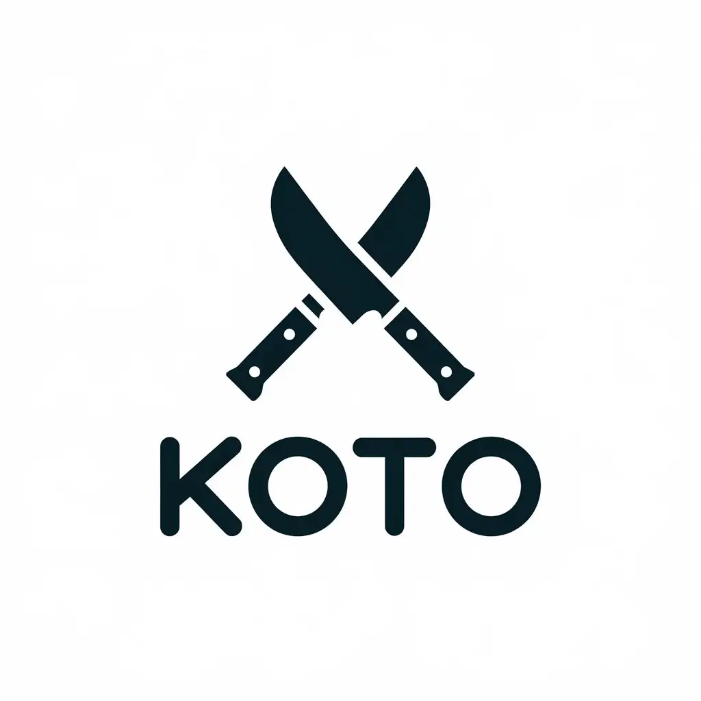 LOGO-Design-For-KOTO-Minimalistic-Knives-Theme-on-Clear-Background