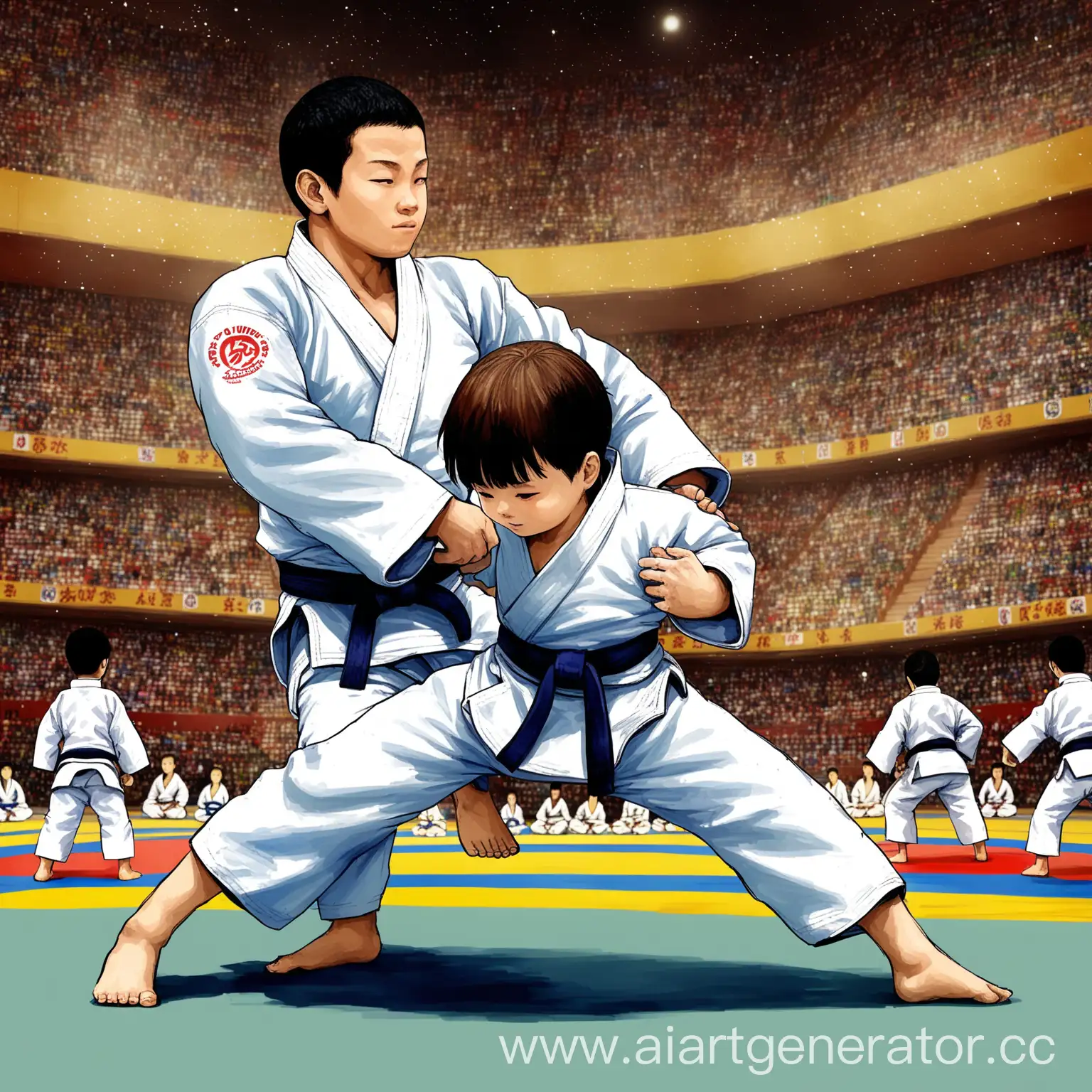 judo universe art childhood