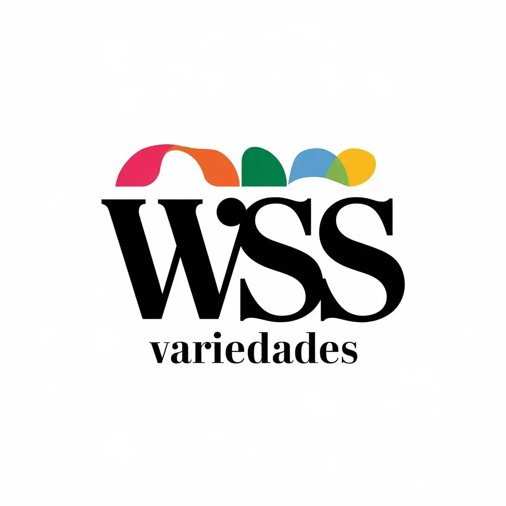 a vector logo design,with the text "wss find varieties", main symbol:variedades,Moderate,be used in electronics, clothes, accessories... industry,clear background