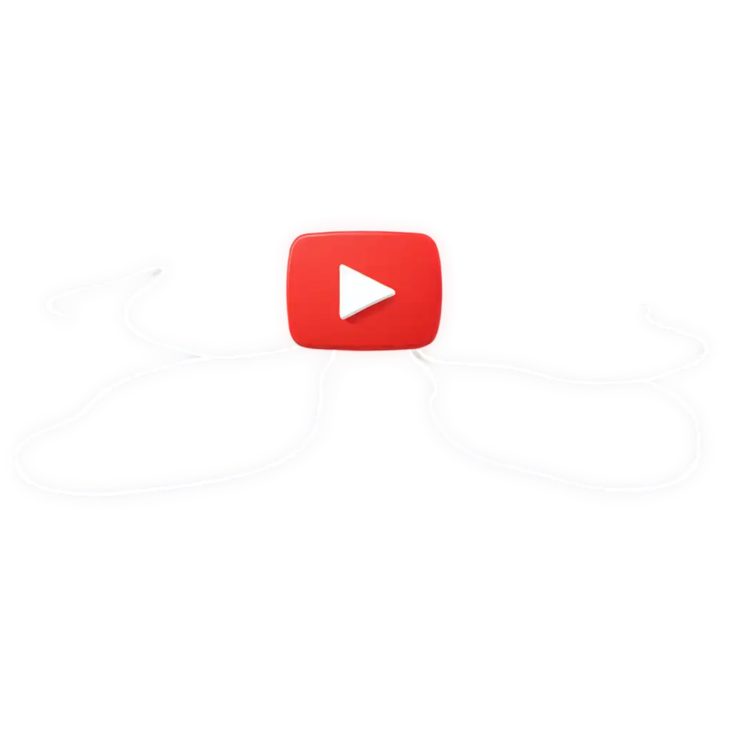 3D-YouTube-Logo-with-Electric-Lights-PNG-Enhance-Your-Online-Presence