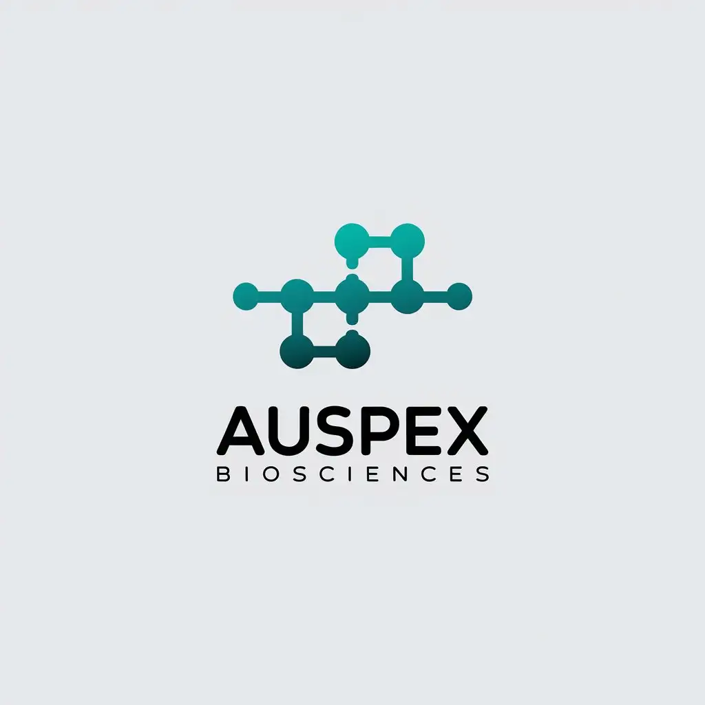 LOGO Design for Auspex Biosciences Dynamic Molecular Motion for Medical and Dental Industry