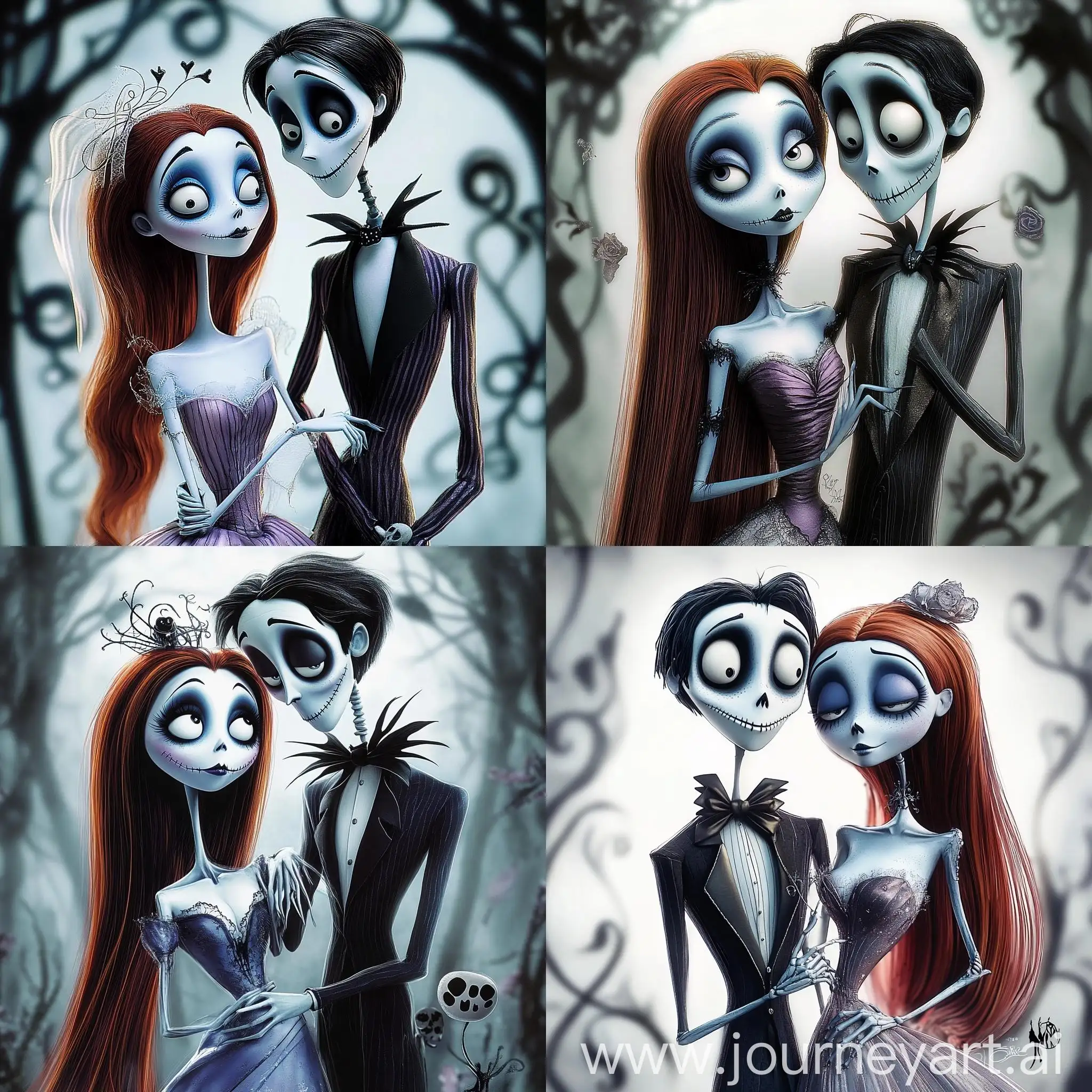 Tim-Burtons-Corpse-Bride-Inspired-Gothic-Wedding-Scene