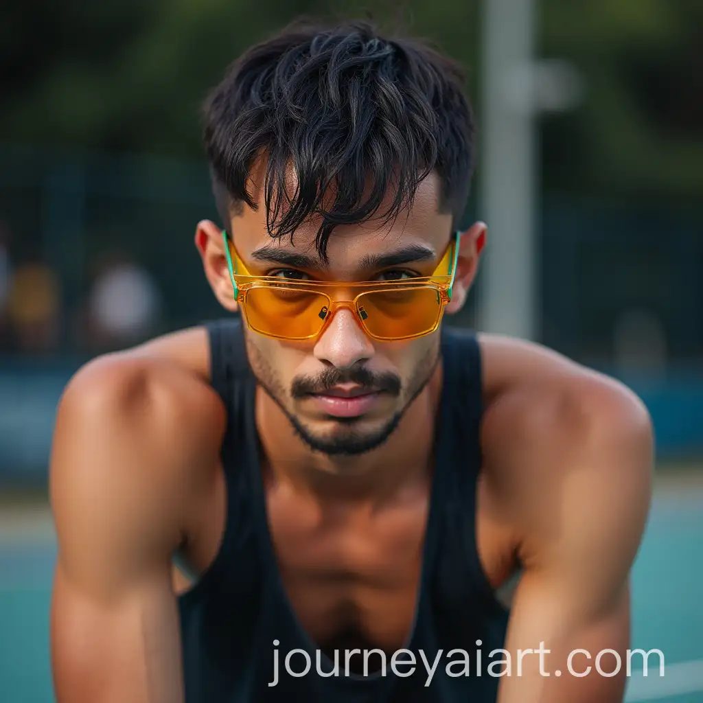 Man-in-Spectacles-Playing-Sepak-Takraw