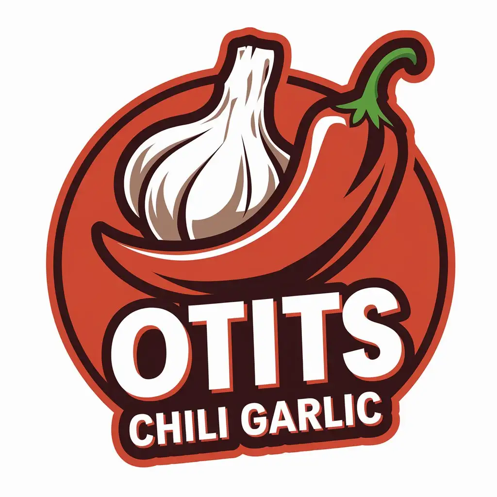 LOGO Design for OTITS Chili Garlic Cartonized Chili and Garlic Symbol for Restaurant Industry