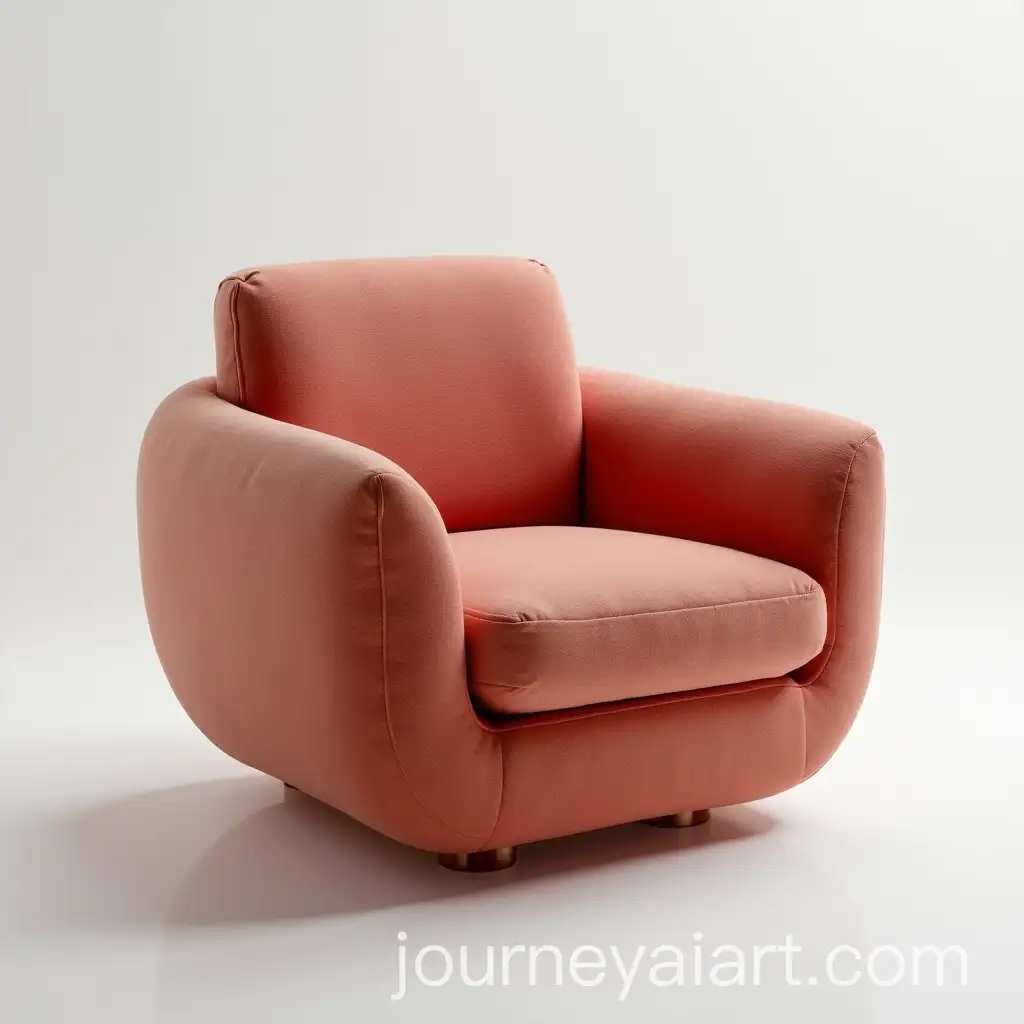 Sofa-Chair-with-Apple-Design-in-Modern-Living-Room-Setting