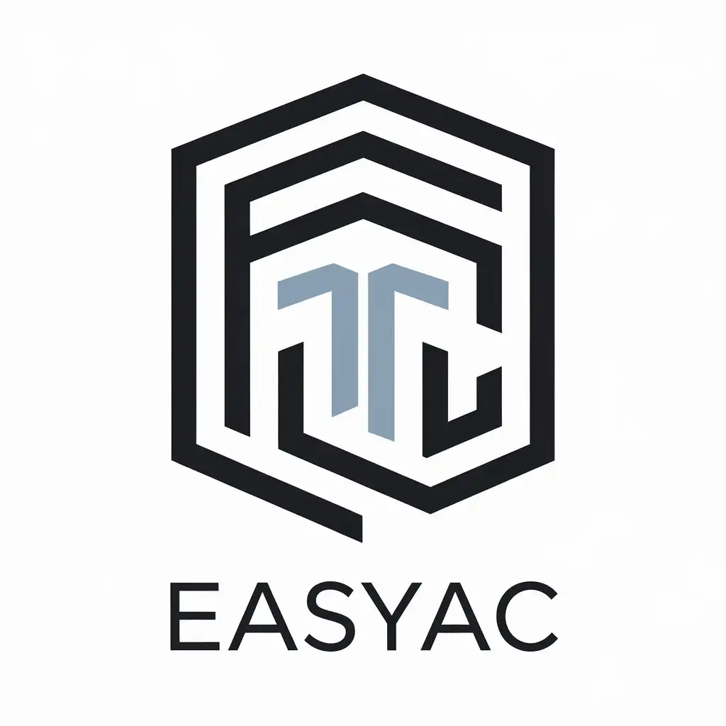 LOGO Design for EasyAc Shield Symbol with Clean Modern Style for Legal Industry